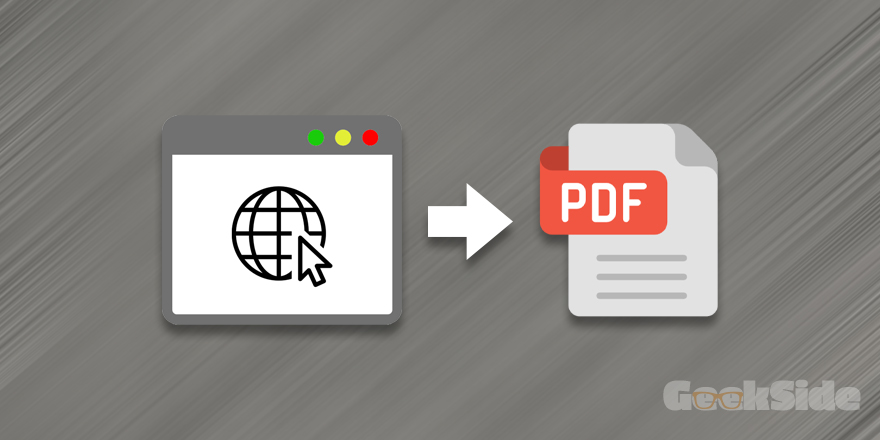 Come salvare una pagina Web come PDF